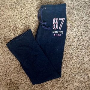 Aero small navy blue sweatpants
